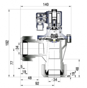 Compressed air switch for dust removal in cement plant,DMF-ZM-25