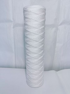 Customized bleached cotton wound dust filter PP 1-200um