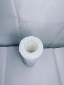 Customized bleached cotton wound dust filter PP 1-200um