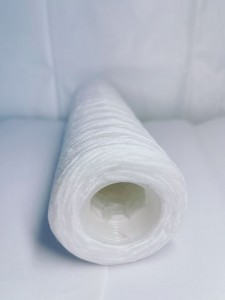 Customized bleached cotton wound dust filter PP 1-200um